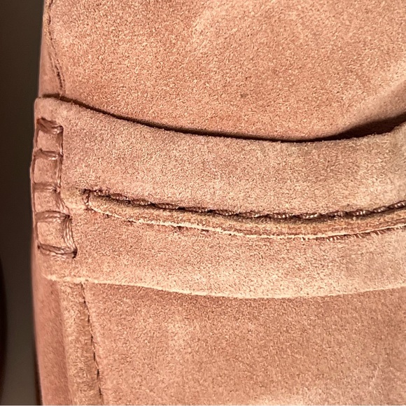 Madewell Elinor Loafers Mules Dusty Pink Suede Leather US 10 Women’s - Picture 9 of 10